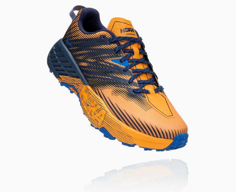 Hoka One One Spor Ayakkabı Erkek Turuncu/Siyah - Speedgoat 4 - MX3798406